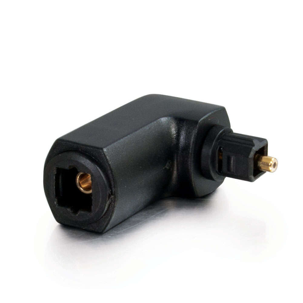 C2G VelocityTM Right Angle TOSLINK® Port Saver Adapter (TAA Compliant)