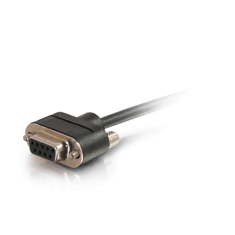 C2G 10ft DB9 serial cable Black 3.05 m