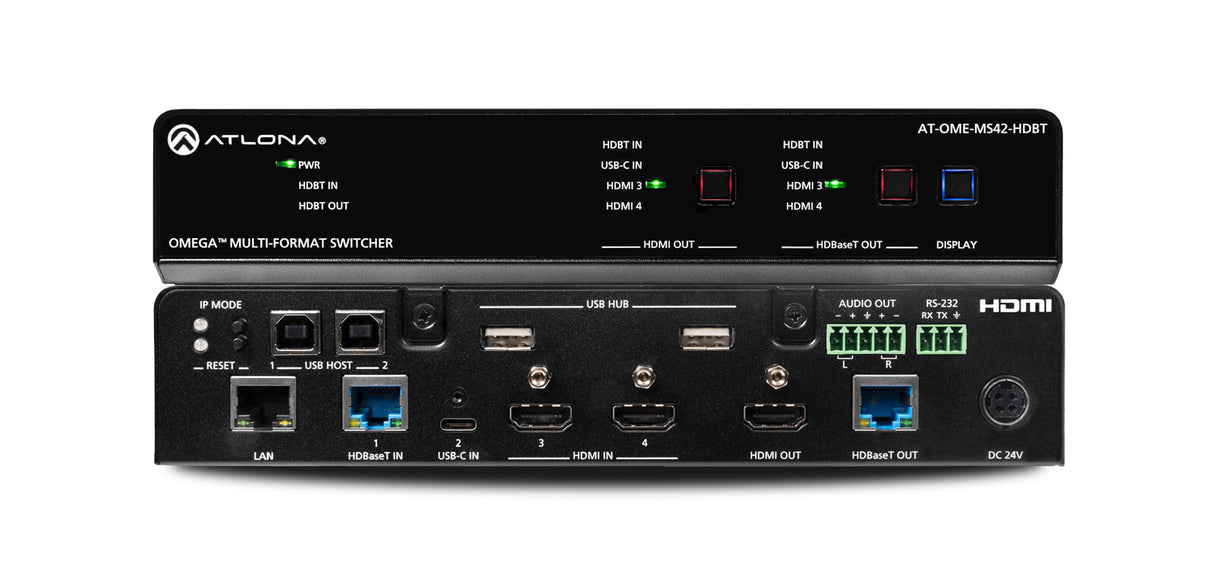 Atlona AT-OME-MS42-HDBT matrix switcher AV matrix switcher 104 W
