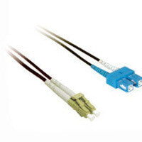 C2G 10m LC/SC Duplex 50/125 Multimode Fiber Patch Cable InfiniBand/fibre optic cable Black