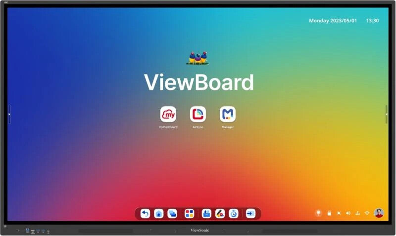 Viewsonic IFP6534 Display interactive whiteboard 165.1 cm (65") 3840 x 2160 pixels Touchscreen Black