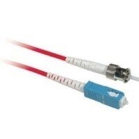 C2G 2m ST/SC Simplex 9/125 Single-Mode Fiber Patch Cable InfiniBand/fibre optic cable Red
