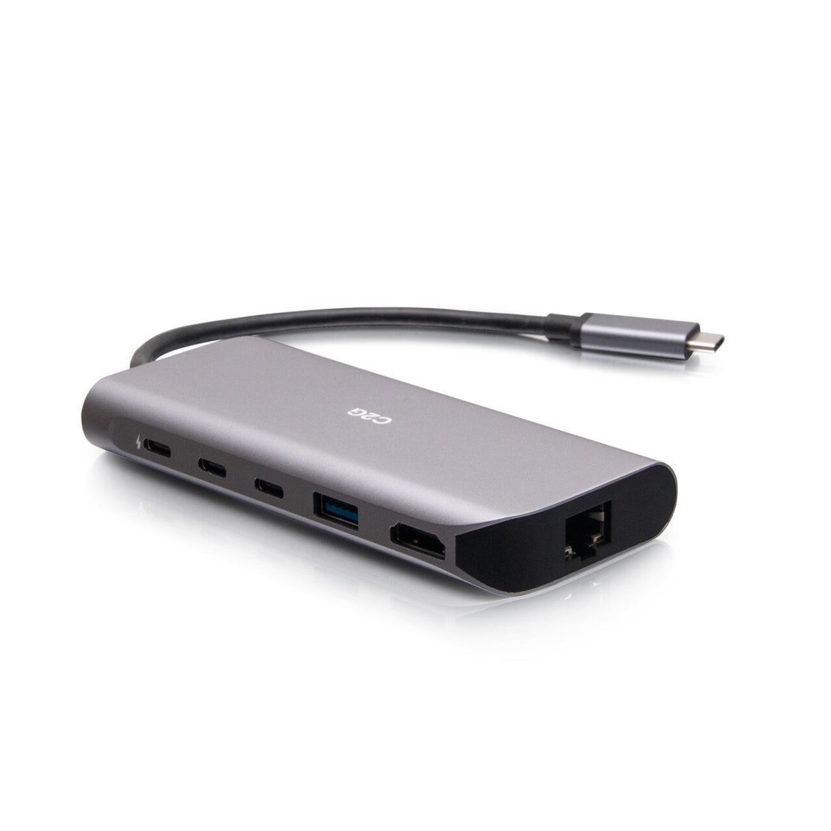 C2G USB-C® 4.0 6-in-1 Mini Docking Station with HDMI®, USB-A, Ethernet, and USB-C® 85W– 8K 60HZ