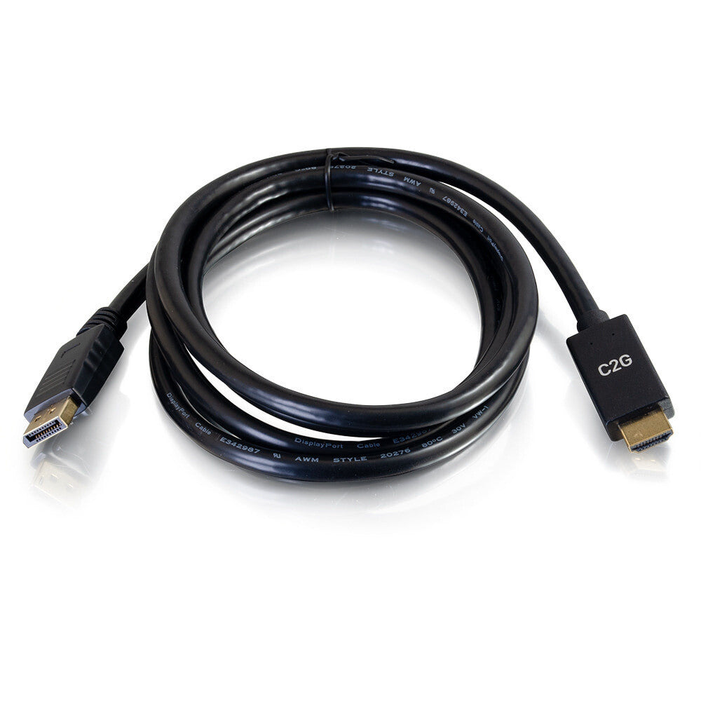 C2G 10ft (3m) DisplayPortTM Male to HDMITM Male Passive Adapter Cable - 4K 30Hz