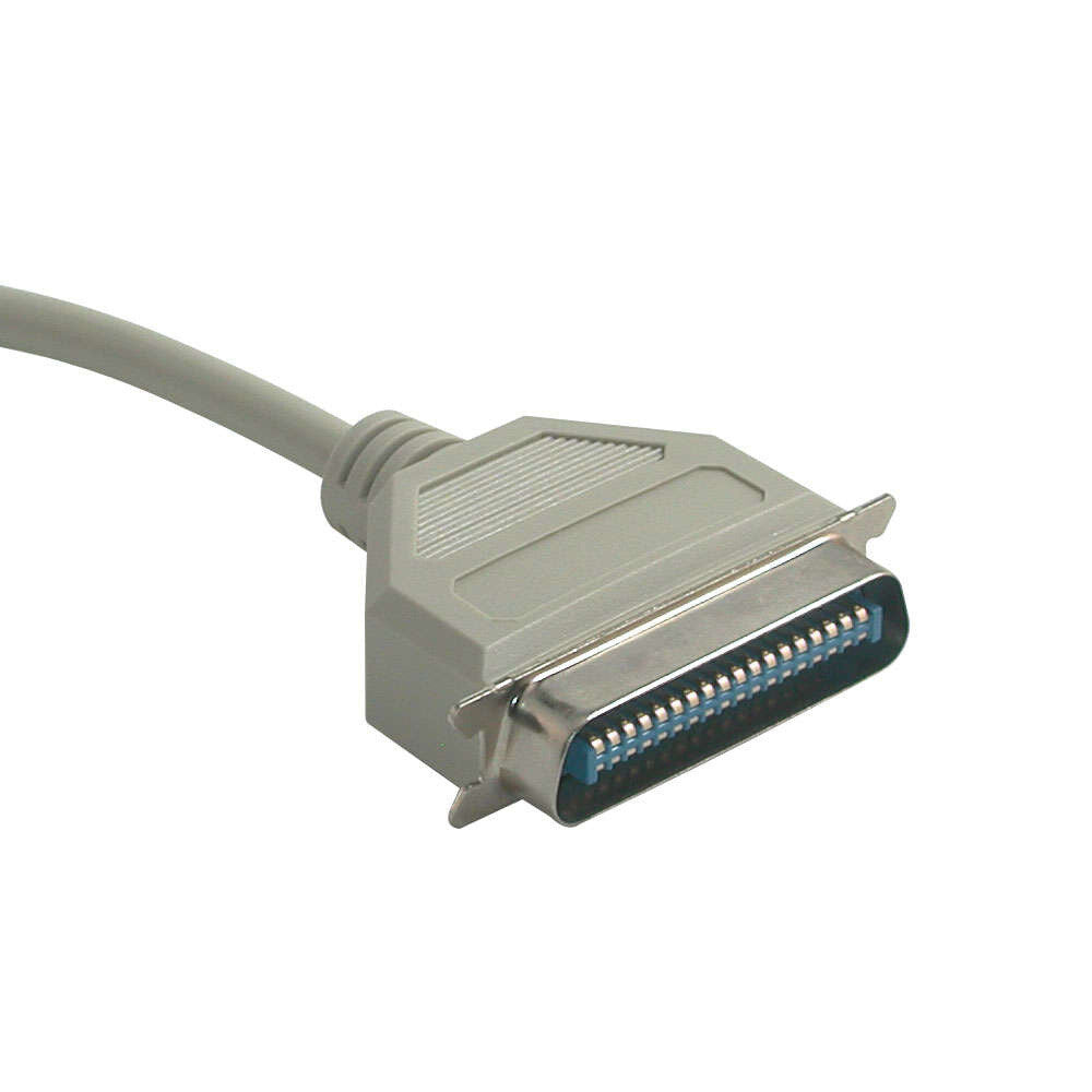 C2G 6ft (1.8m) DB25 Male to Centronics 36 Male Parallel Printer Cable