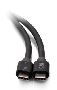 C2G 2.5ft (0.8m) Thunderbolt™ 4 USB-C® Cable (40Gbps)