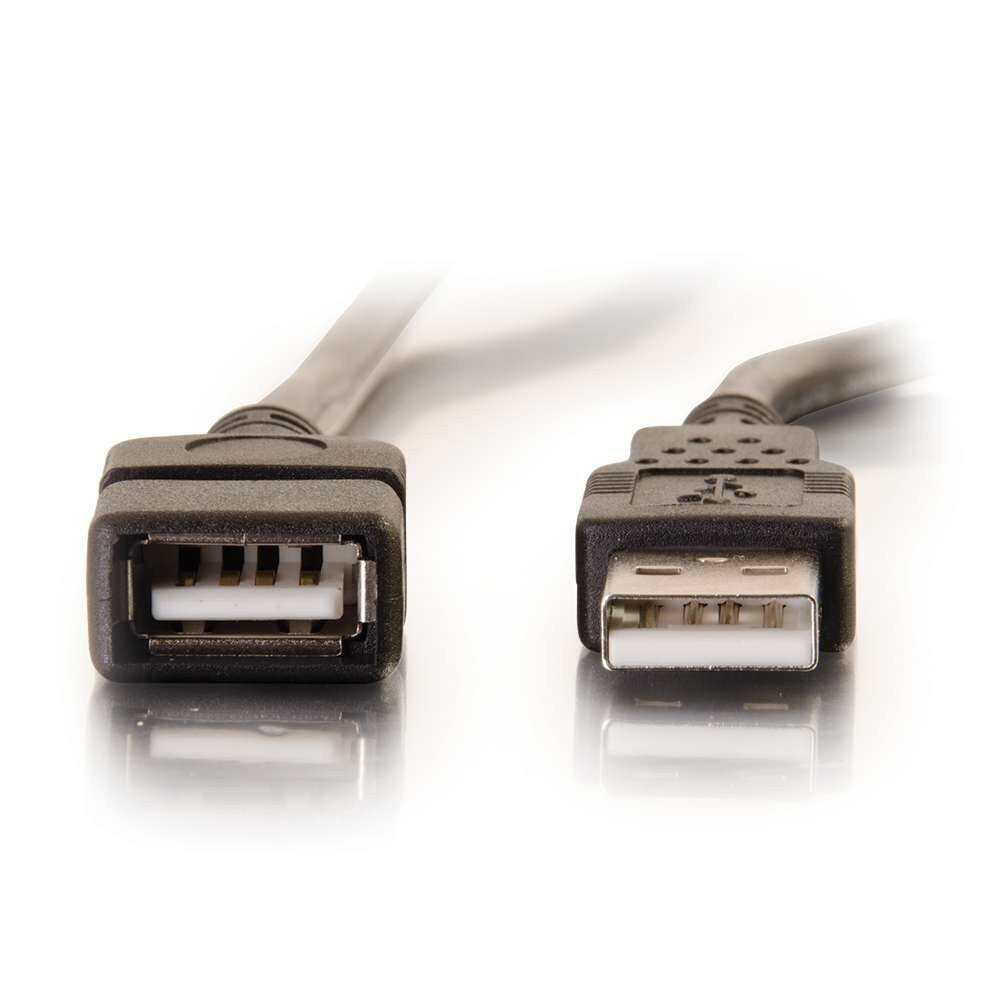 C2G USB A Male to A Female Extension Cable 2m USB cable White