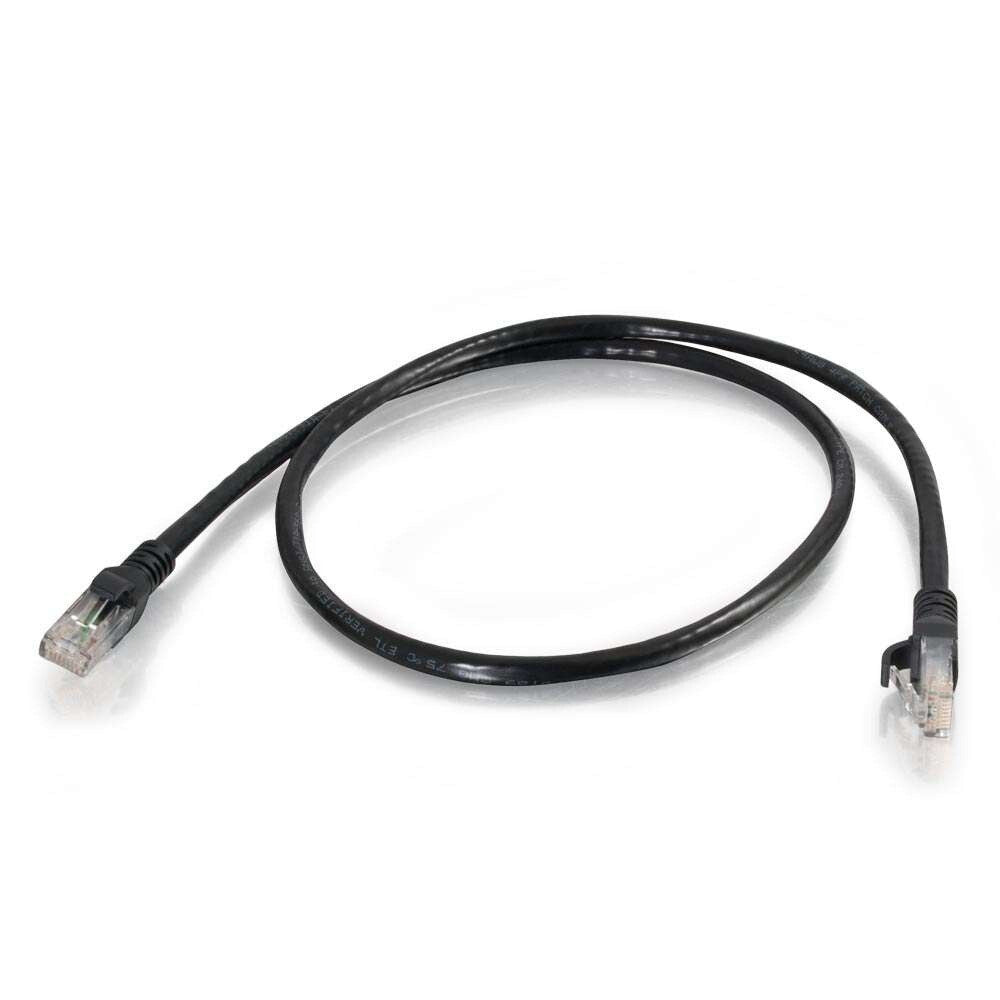 C2G 3ft (0.9m) Cat6 Snagless UTP Unshielded Ethernet Network Patch Cable - Black