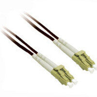 C2G 10m LC/LC Plenum-Rated Duplex 50/125 Multimode Fiber Patch Cable InfiniBand/fibre optic cable Black