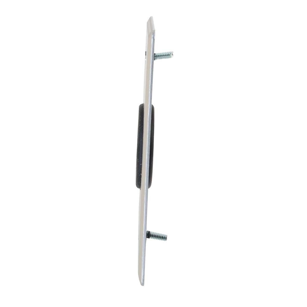 C2G 1in Grommet Cable Pass Through Single Gang Wall Plate - Brushed Aluminum