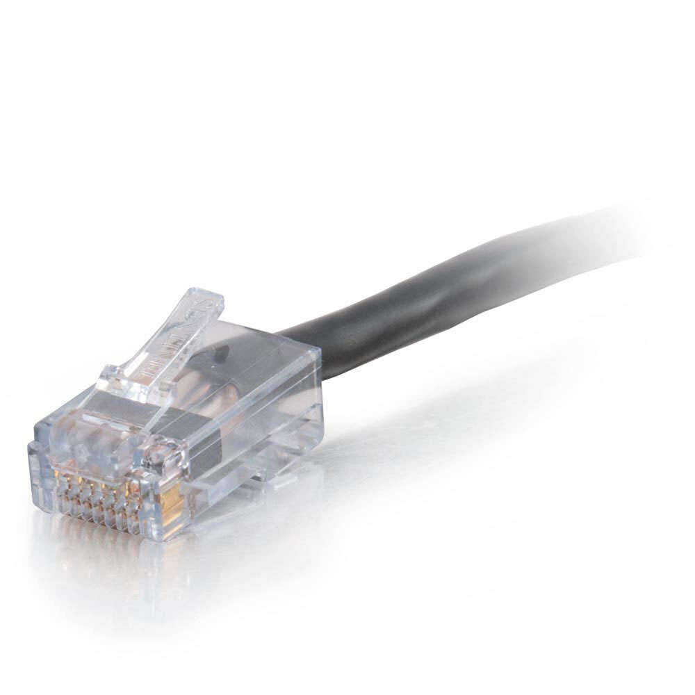 C2G 14ft (4.25m) Cat6 Non-Booted UTP Unshielded Ethernet Network Patch Cable - Plenum CMP-Rated - Black