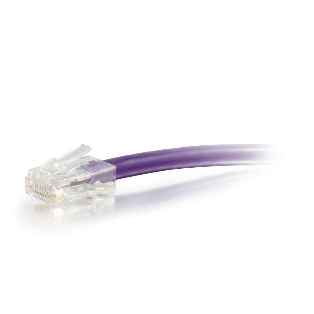 C2G 5ft (1.5m) Cat6 Non-Booted Unshielded UTP Ethernet Network Patch Cable - Purple