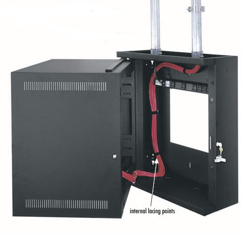 Middle Atlantic Products EWR Series Sectional Wall Mount Rack 22" 10U Wall mounted rack Black