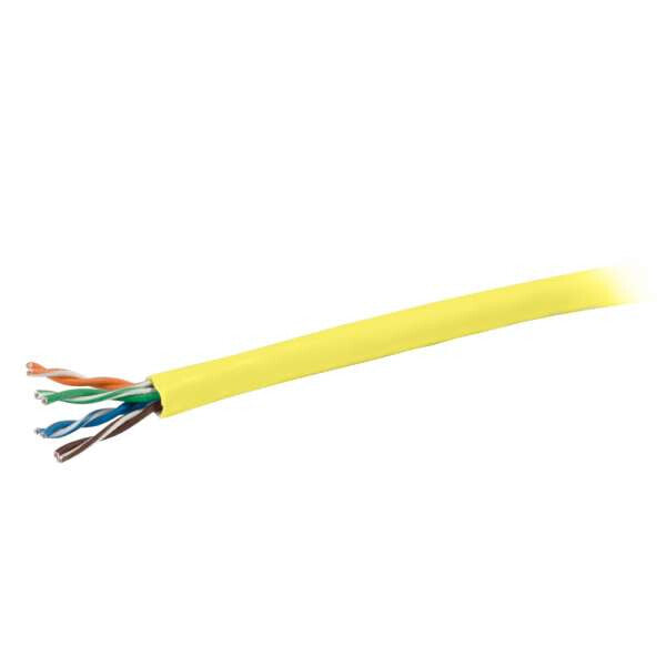 C2G 1000ft Cat5e UTP networking cable Yellow 304.5 m U/UTP (UTP)