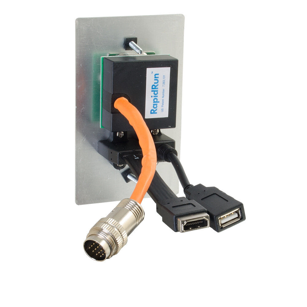 C2G RapidRun VGA + 3.5mm + HDMI and USB Pass Through Single Gang Wall Plate