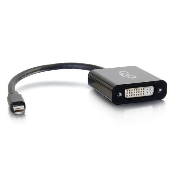C2G 54318 video cable adapter Mini DisplayPort DVI-D Black