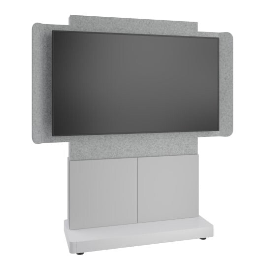 Middle Atlantic Products FM-DS-4875FS-BD8W TV mount 165.1 cm (65") Grey, Silver, White