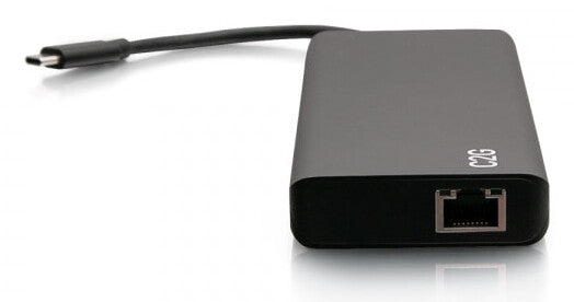 C2G USB-C® 9-in-1 Dual Display Docking Station with HDMI®, Ethernet, USB, 3.5mm Audio and Power Delivery up to 60W - 4K 30Hz (TAA Compliant)