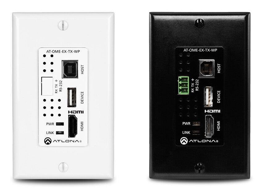 Atlona AT-OME-EX-WP-KIT AV extender AV transmitter & receiver Black, White