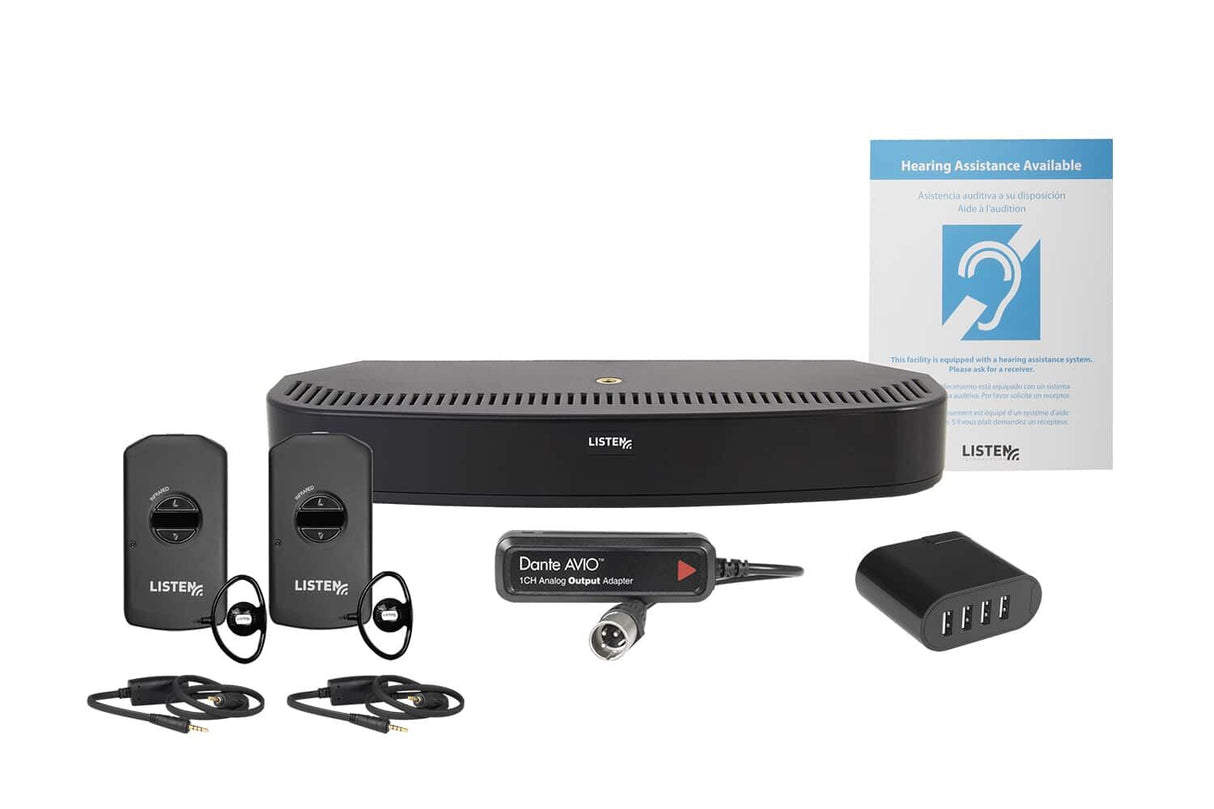 Listen LS-90-01-D assistive listening device Black
