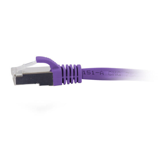 C2G 3ft Cat6a networking cable Purple 0.9 m S/FTP (S-STP)