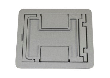 WIREMOLD FPCTCGYTR socket-outlet Aluminium