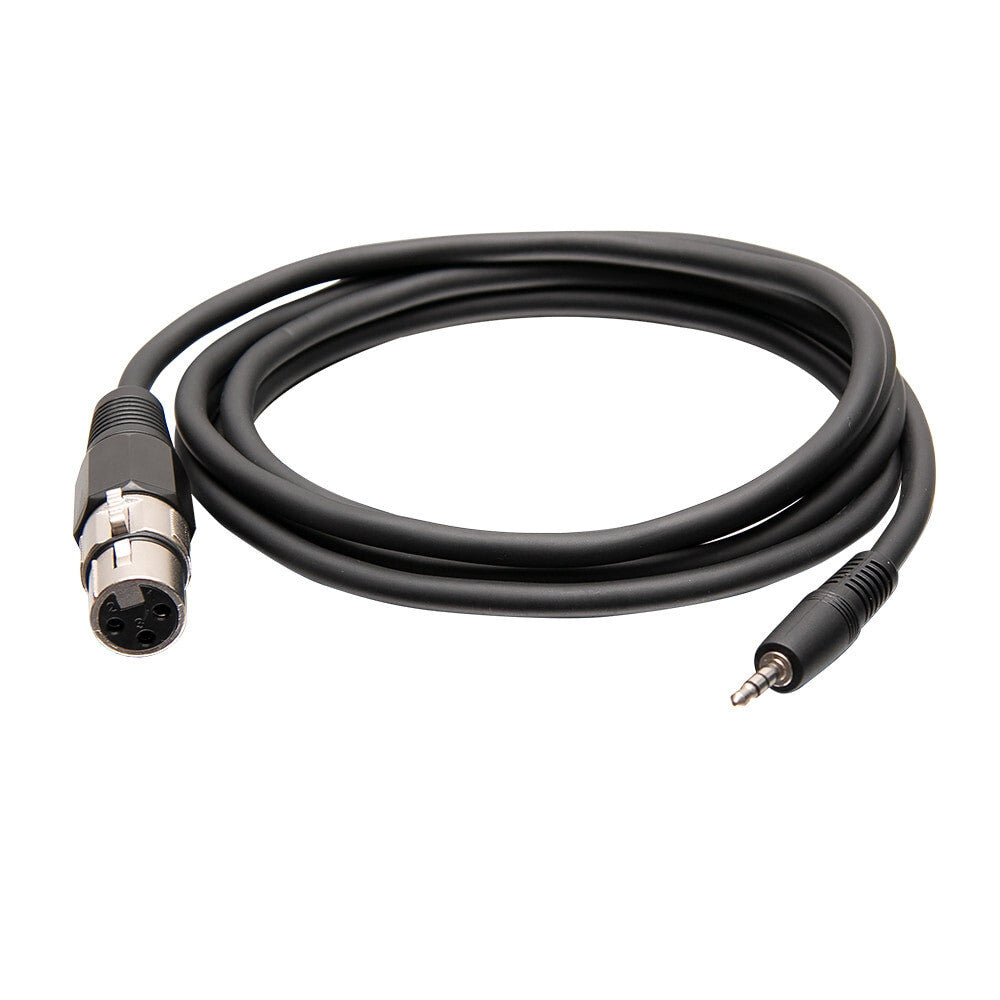 C2G 1.5ft (0.46m) 3.5mm Male 3 Position TRS to Female XLR Cable