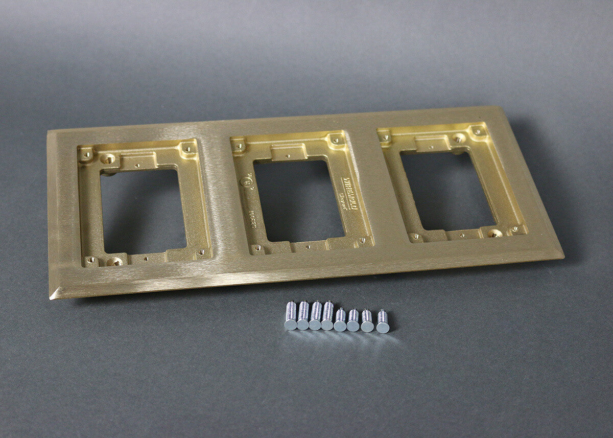 WIREMOLD 837C wall plate/switch cover Brass