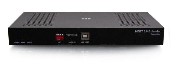 C2G HDMI HDBaseT + USB-B to A + RS232 Over Cat Extender Box TX to Box RX (18Gbps) 4K 60Hz up to 100m (328ft)