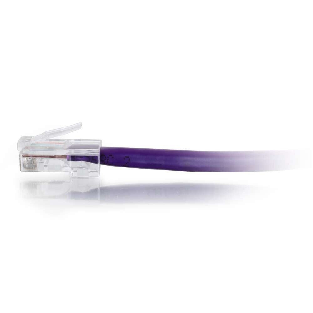 C2G 4ft (1.2m) Cat6 Non-Booted Unshielded UTP Ethernet Network Patch Cable - Purple