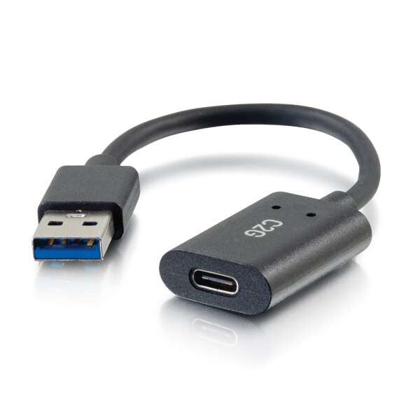 C2G 15cm (6in) USB-C® Female to USB-A Male SuperSpeed USB 5Gbps Adapter Converter