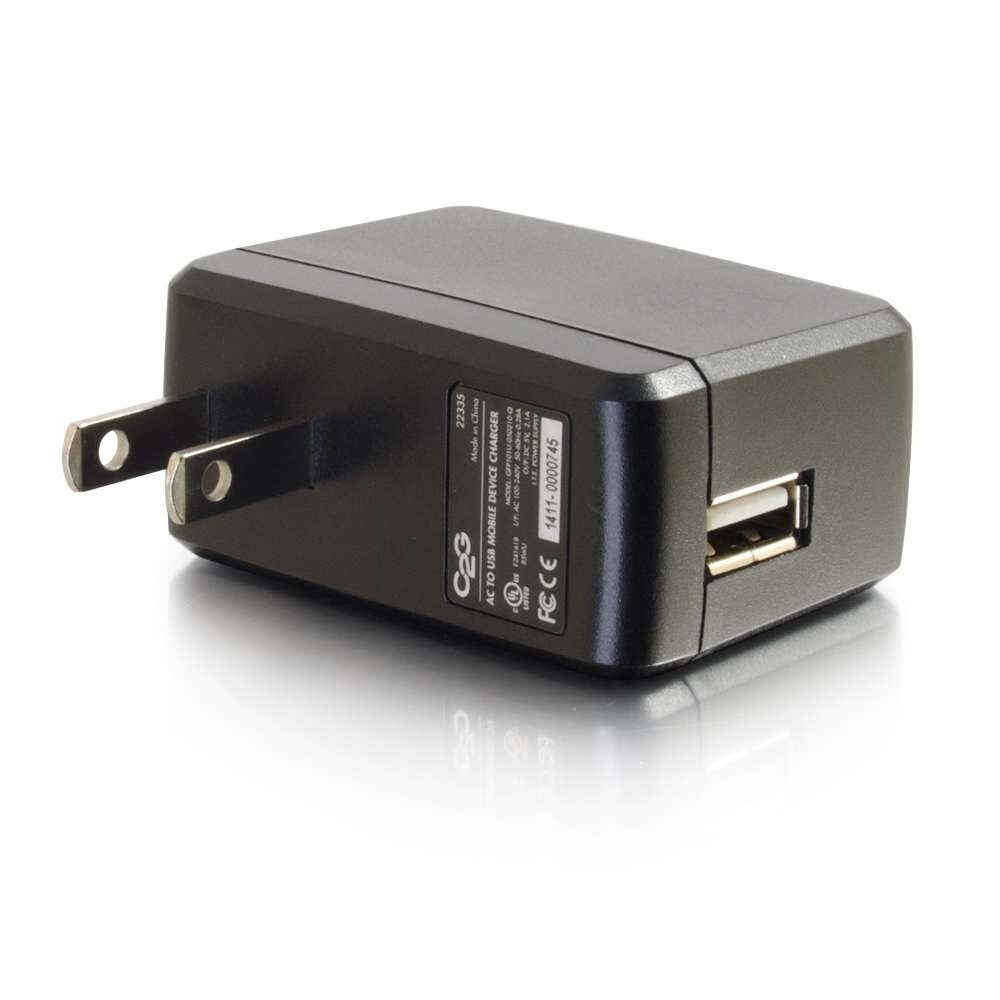 C2G AC to USB Mobile Device Charger, 5V 2A Output