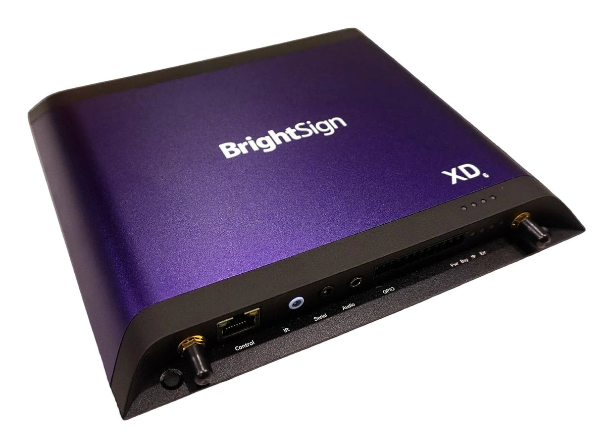 BrightSign XD1036 digital media player Black 4K Ultra HD Wi-Fi