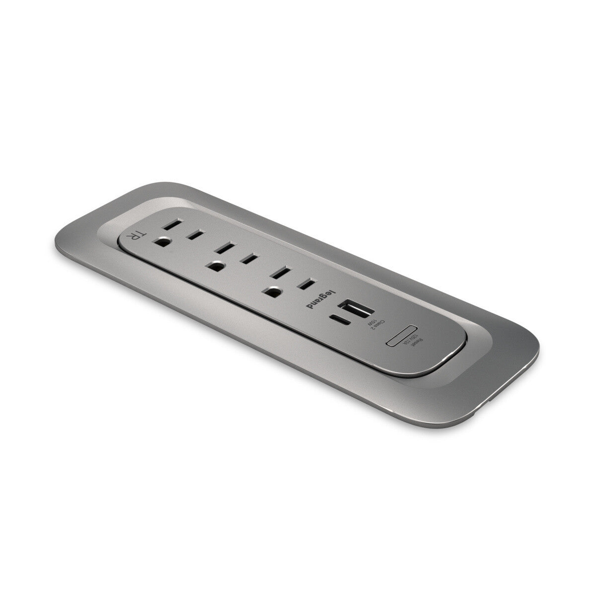 WIREMOLD MDCF3-MG power extension 0.91 m 3 AC outlet(s) Indoor Grey