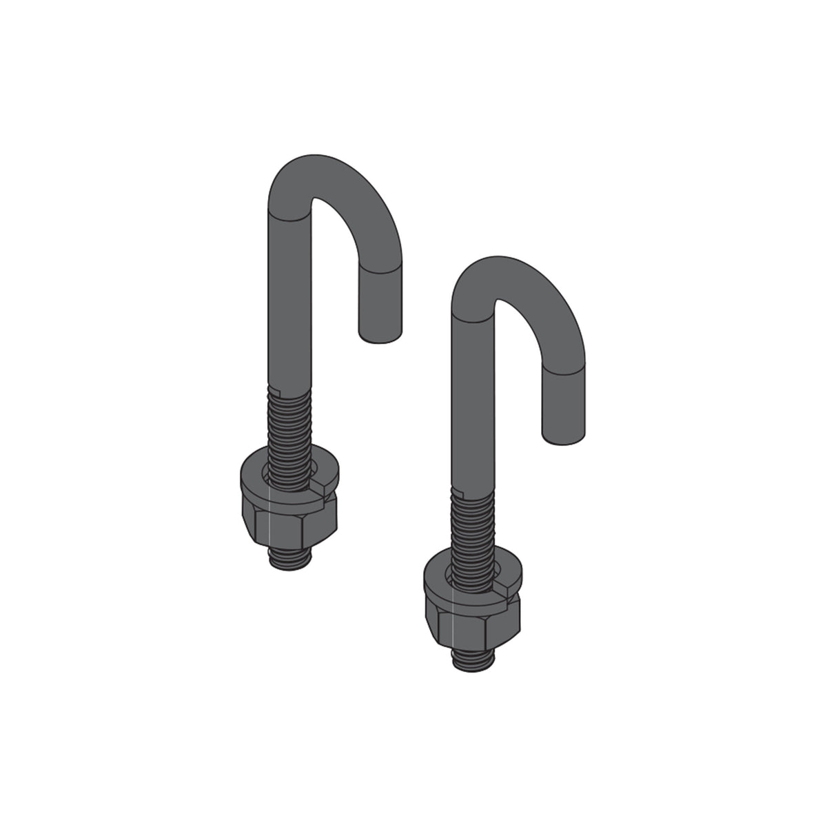 Middle Atlantic CLH-JBOLT Black Steel