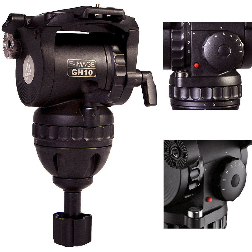 ikan EG10A2 tripod Digital/film cameras 3 leg(s) Black