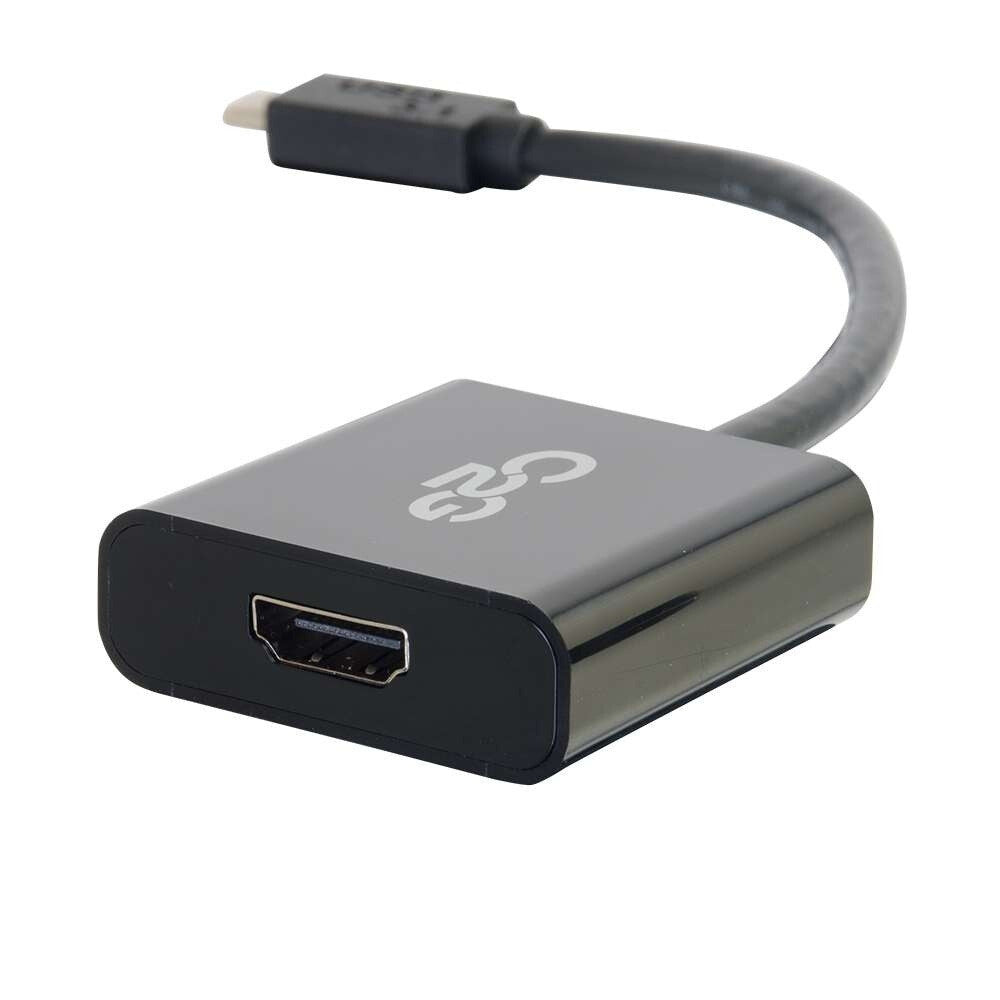 C2G USB-C® to HDMI Audio/Video Adapter Converter - 4K 30Hz - Black
