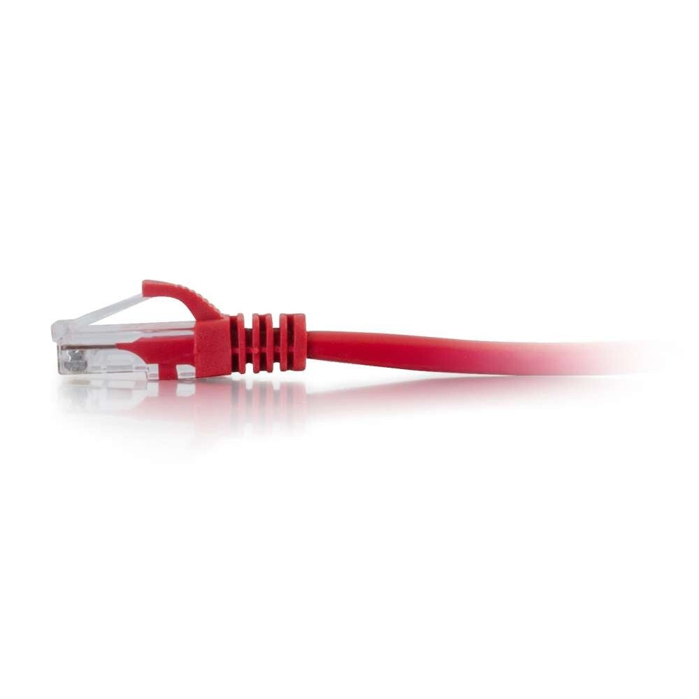C2G 0.5ft (0.15m) Cat6 Snagless Unshielded UTP Ethernet Network Patch Cable - Red