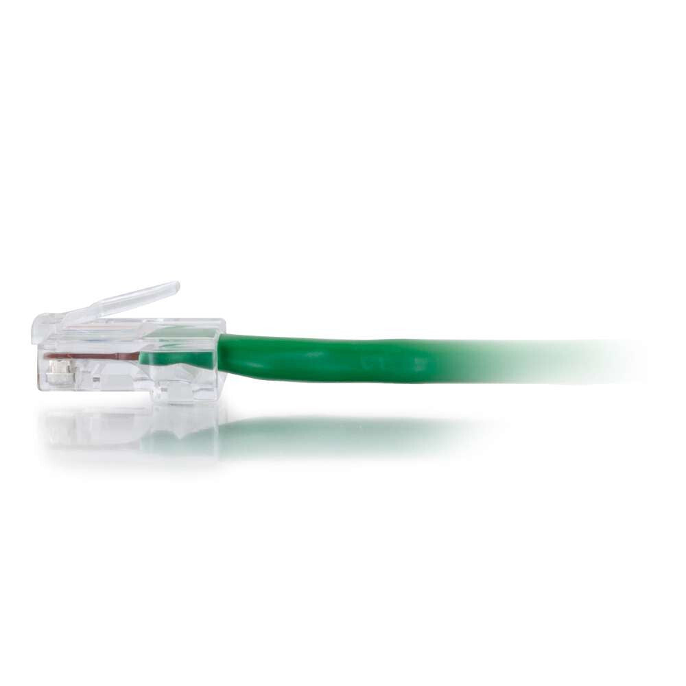 C2G 6" Cat6 networking cable Green 0.15 m U/UTP (UTP)