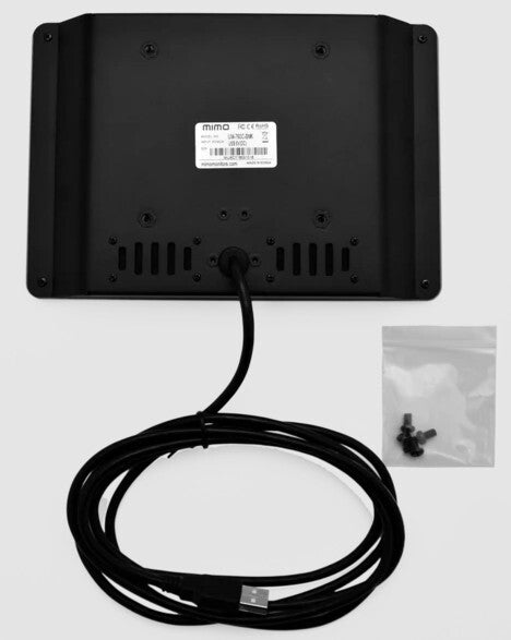 Mimo Monitors UM-760C-SMK Signage Display 17.8 cm (7") LCD 250 cd/m² WSVGA Black Touchscreen
