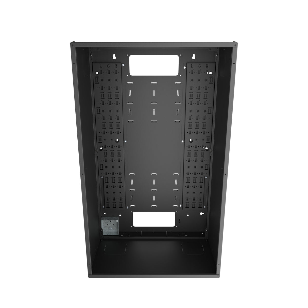 Middle Atlantic VWM Series Back Pan for Solid Door, 42" High x 16" Deep - Black