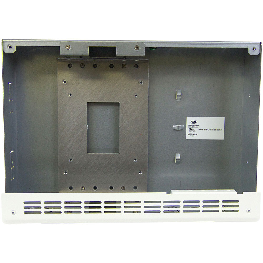 FSR PWB-273-CRST-DM-WHT Outlet box
