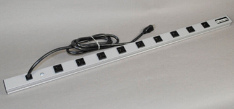 WIREMOLD 3609ULBD power extension 4.6 m 9 AC outlet(s) Indoor Black, Grey