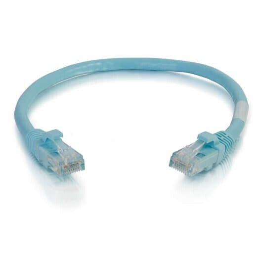 C2G 25ft Cat6a networking cable Aqua colour 7.6 m U/UTP (UTP)