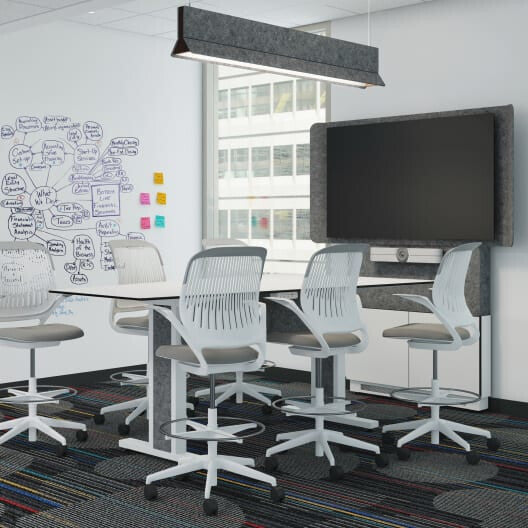 Middle Atlantic Products TBL-ANG-5P-CH-WW desk