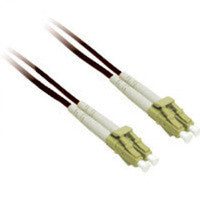 C2G 2m LC/LC Plenum-Rated 9/125 Duplex Single-Mode Fiber Patch Cable InfiniBand/fibre optic cable Black