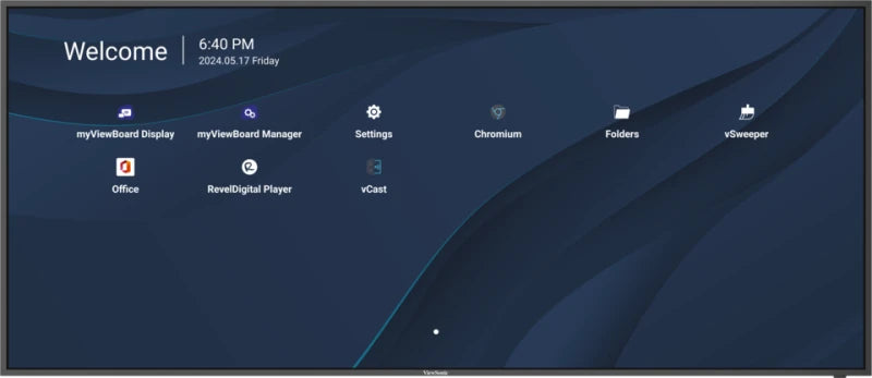 Viewsonic CDE105UW interactive whiteboard 2.67 m (105") 5120 x 2160 pixels Black