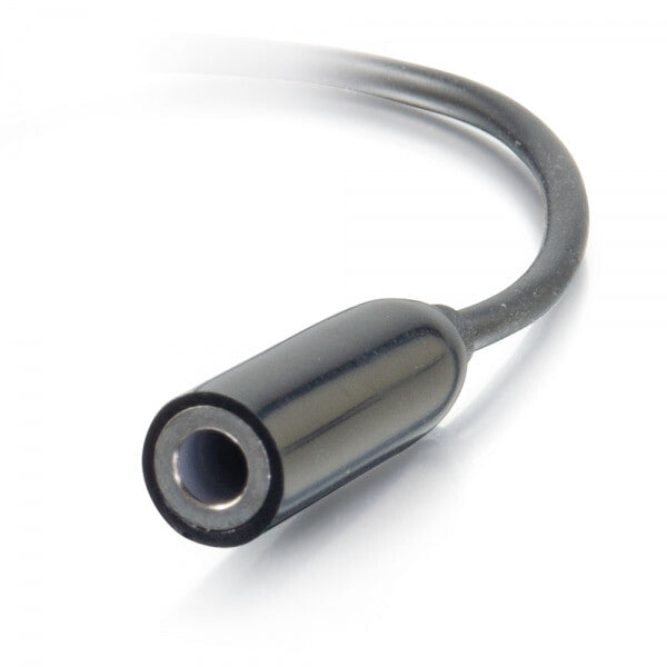 C2G 54426 mobile phone cable Black 0.09 m USB-C 3.5 mm