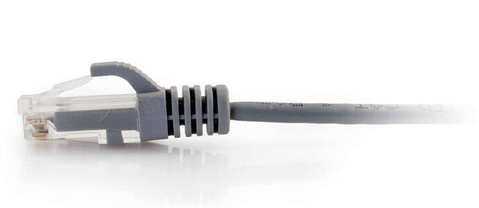 C2G 2ft (0.6m) Cat5e Snagless Unshielded UTP Slim Ethernet Network Patch Cable - Gray