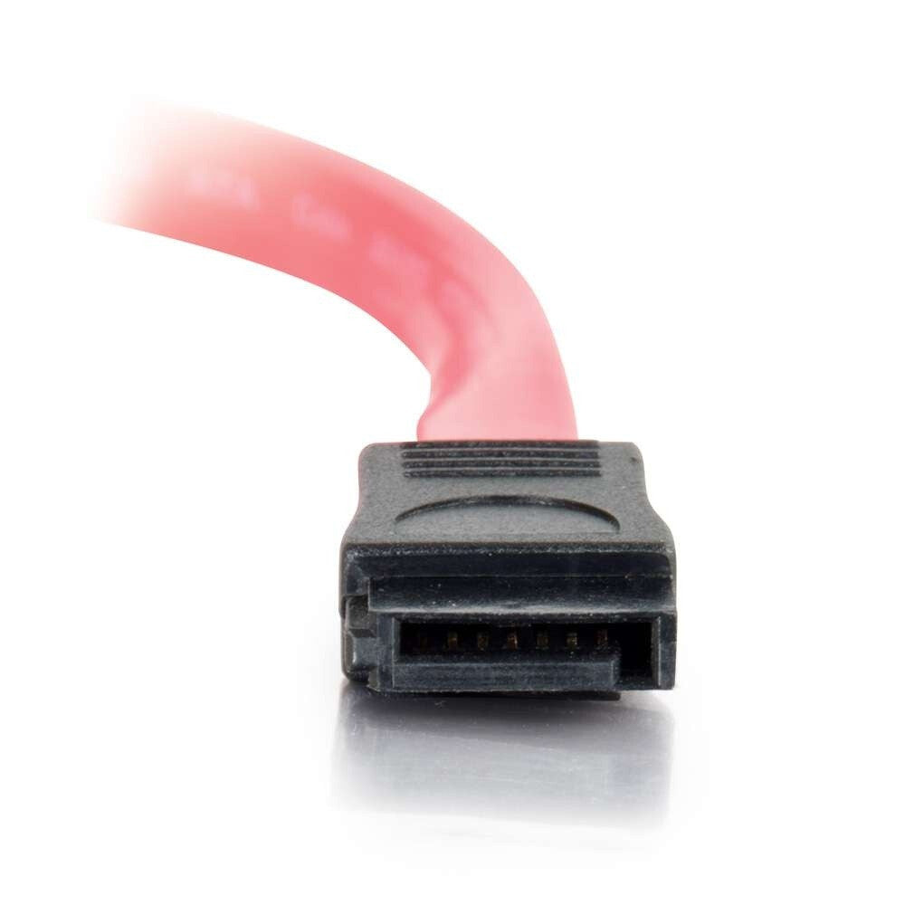 C2G 1.5ft (0.46m) 7-pin 180° to 90° 1-Device Serial ATA Cable
